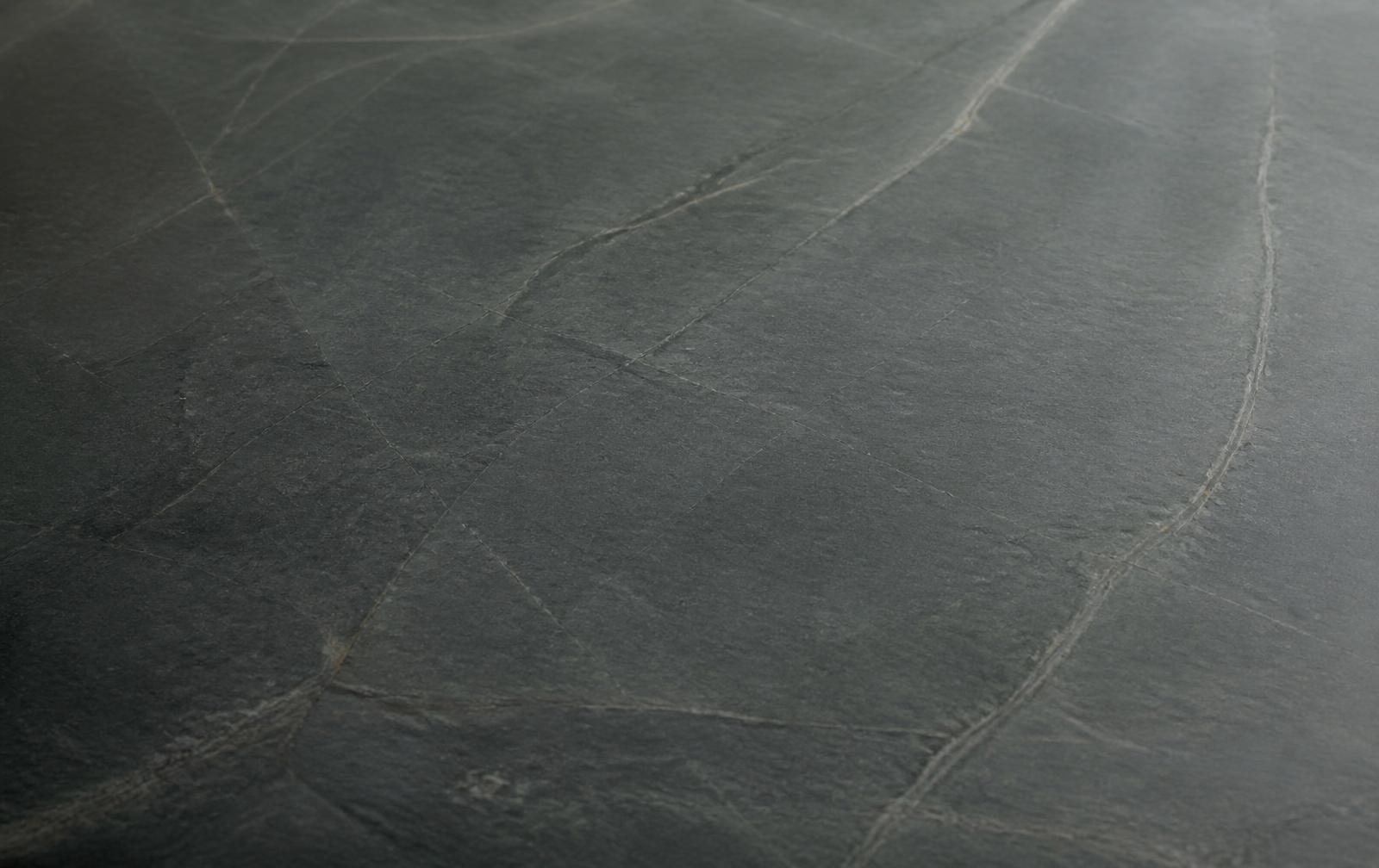 Matte charcoal soapstone surface