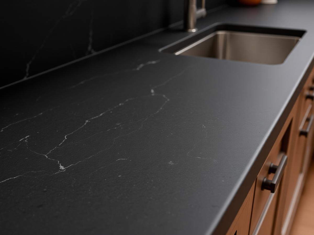 Noir Savon soapstone slab